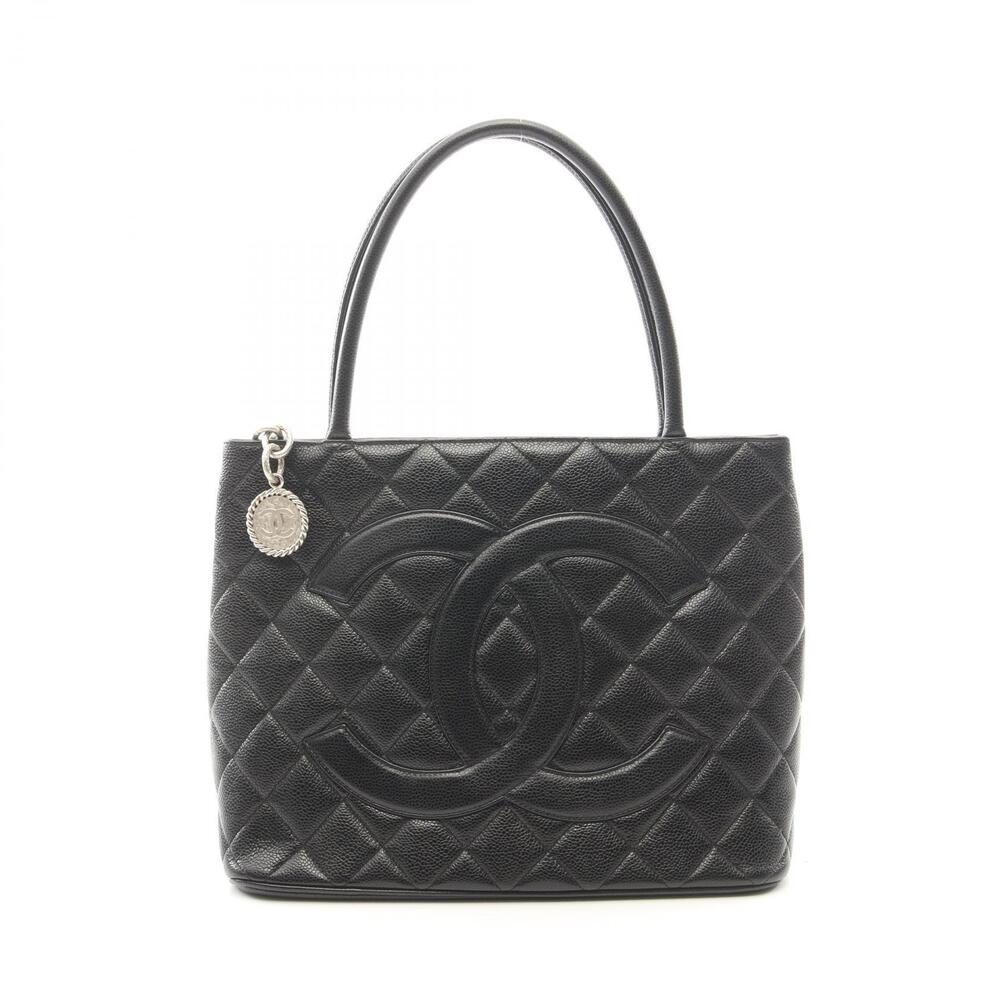 Chanel Reissue Tote Bag Calfskin Leather Black